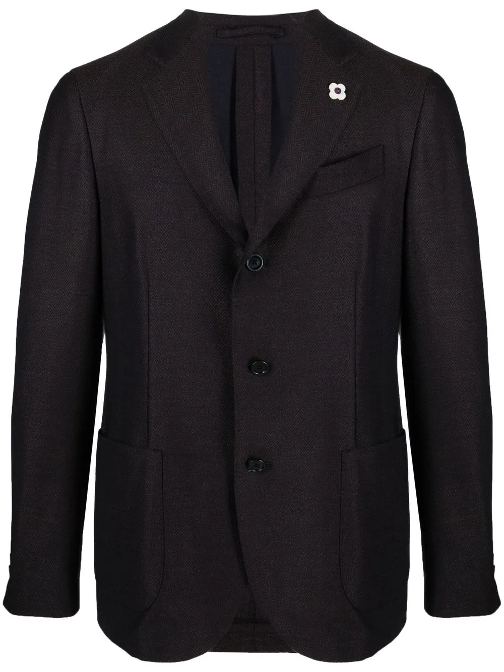 

Lardini blazer con botones - Azul