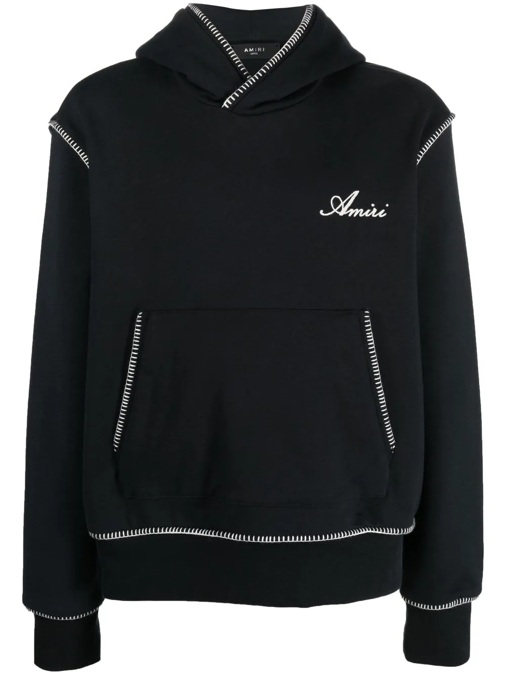 

AMIRI hoodie con logo estampado - Negro