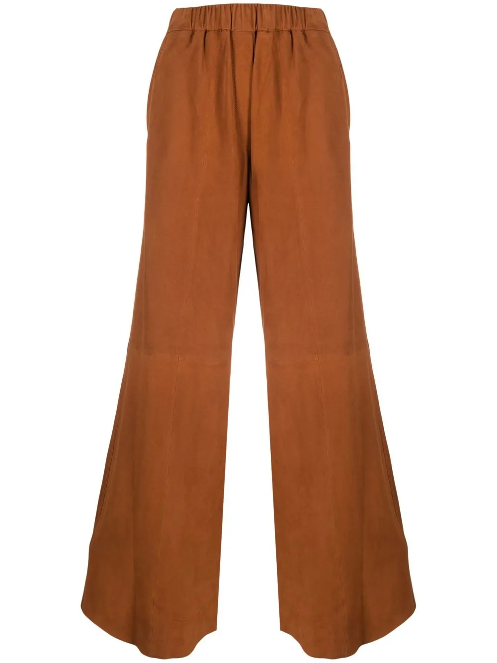 

Forte Forte flared leather trousers - Orange