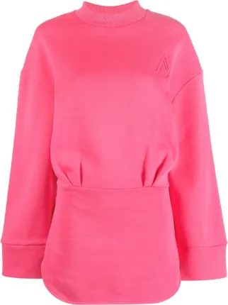 The Attico Fitted Sweatshirt Dress - Farfetch