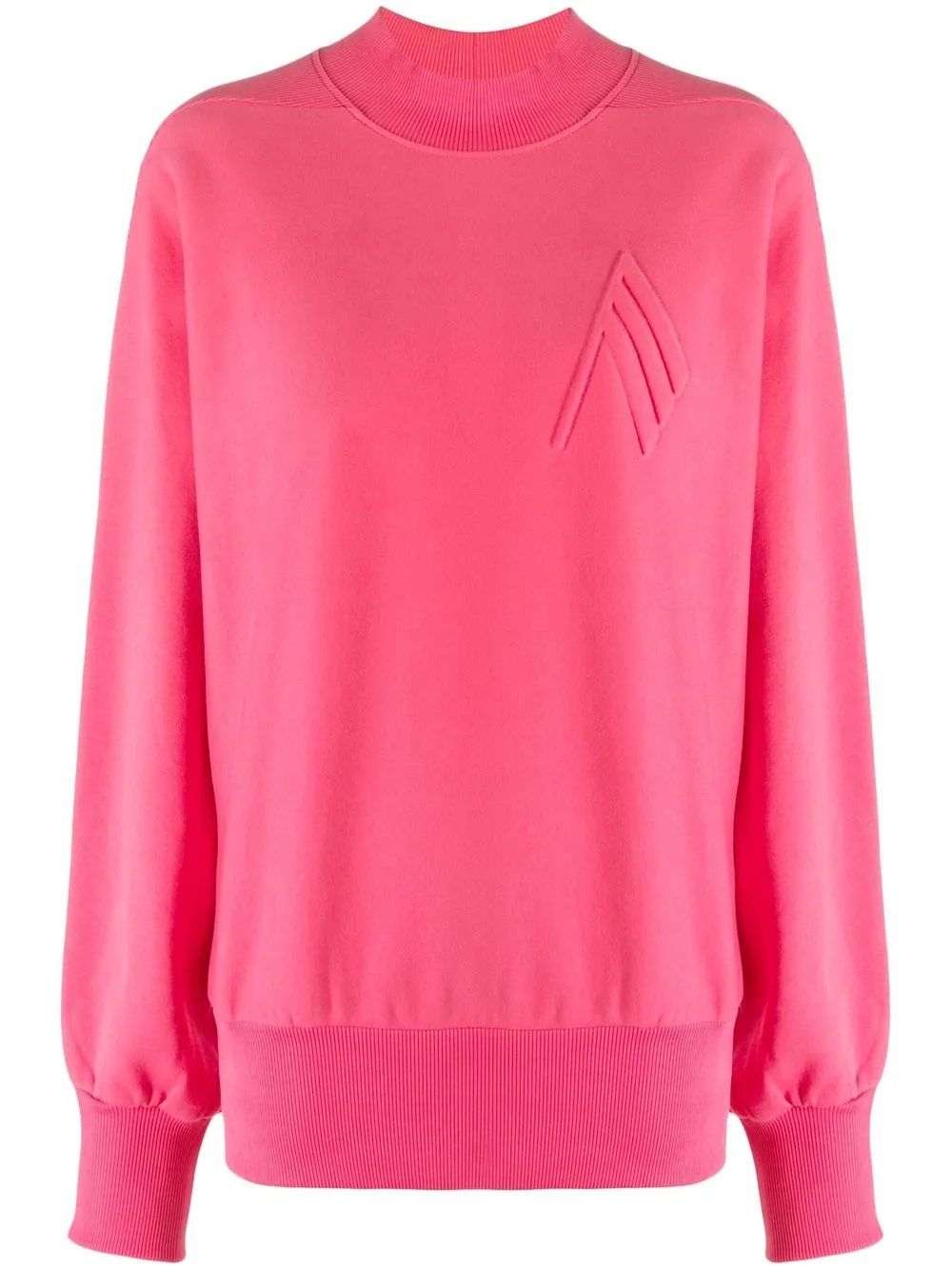 

The Attico sudadera con motivo bordado - Rosado