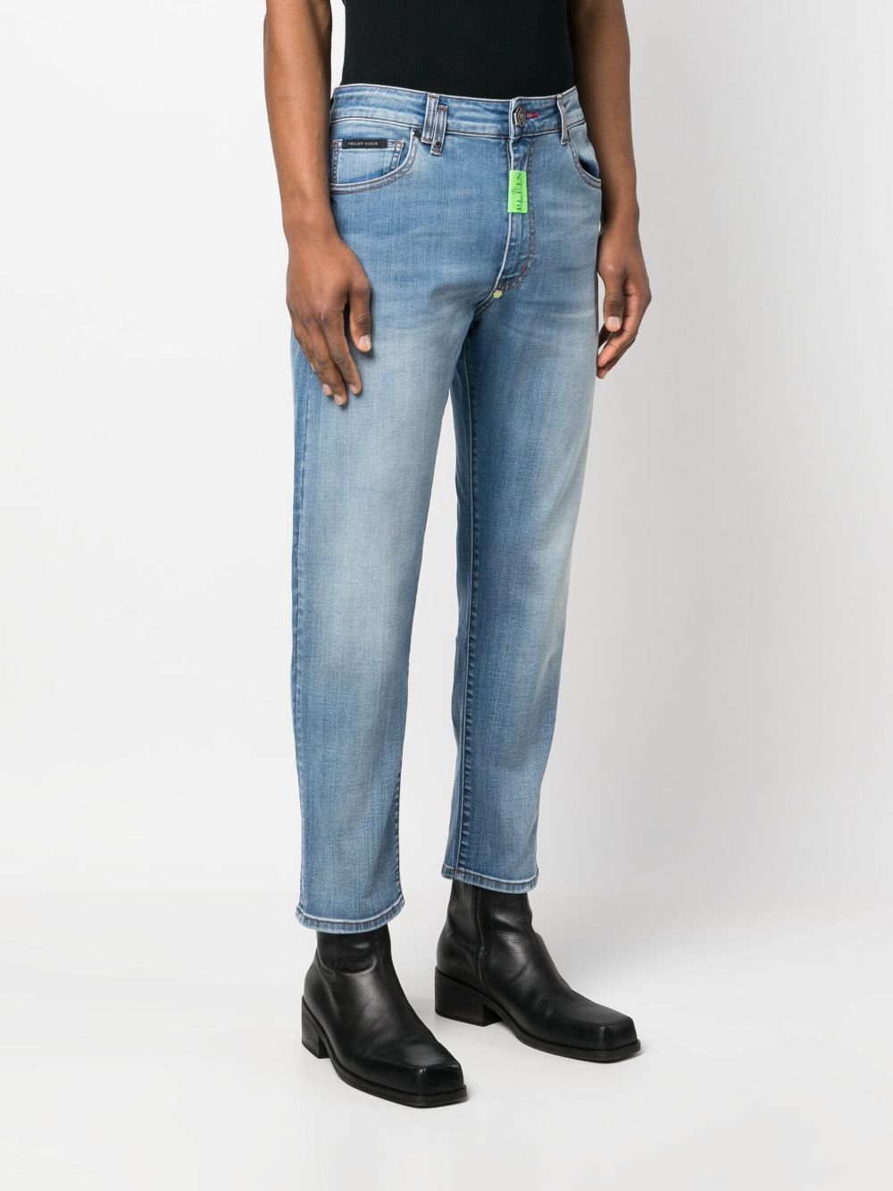 Shop Philipp Plein Detroit Slim-fit Jeans In Blue