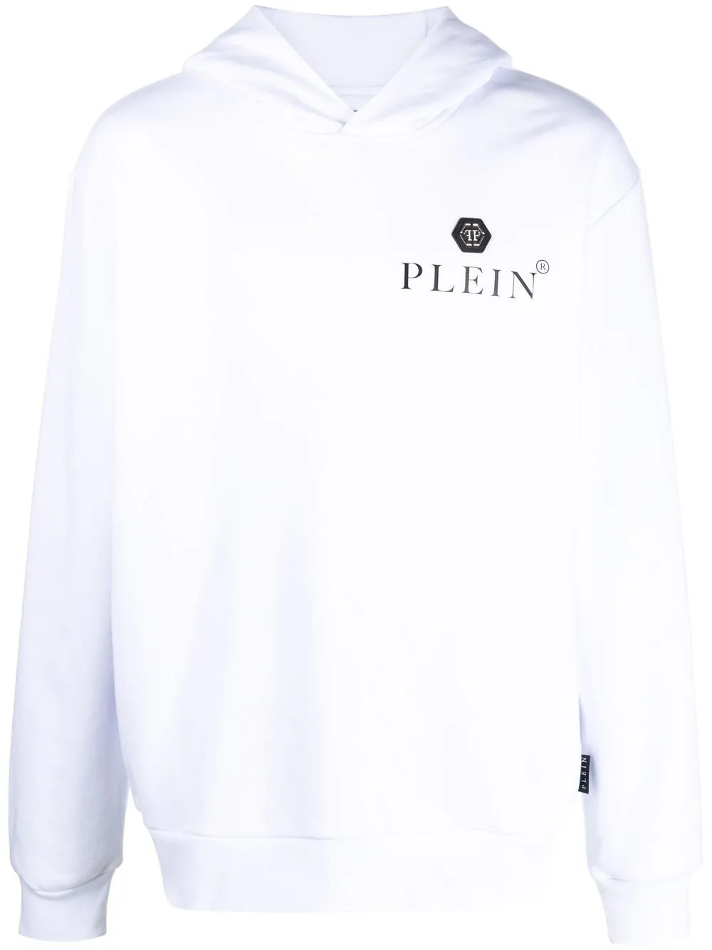 

Philipp Plein hoodie con logo hexagonal - Blanco