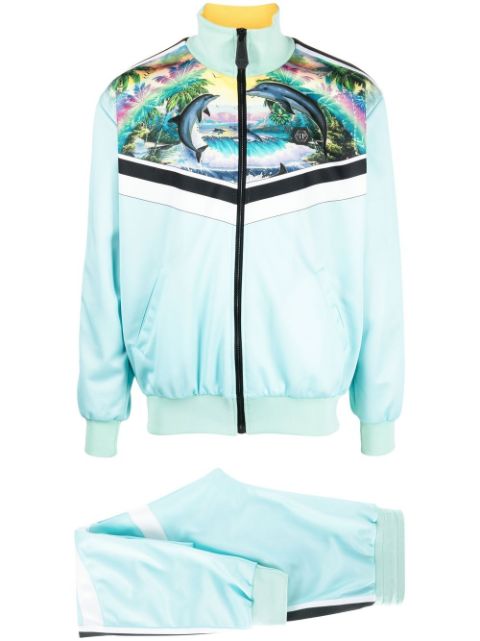 Philipp Plein Hawaii printed tracksuit Men