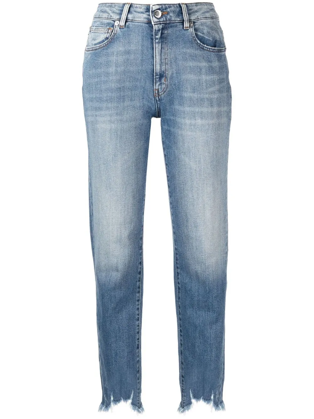 

Love Moschino jeans slim con parche - Azul