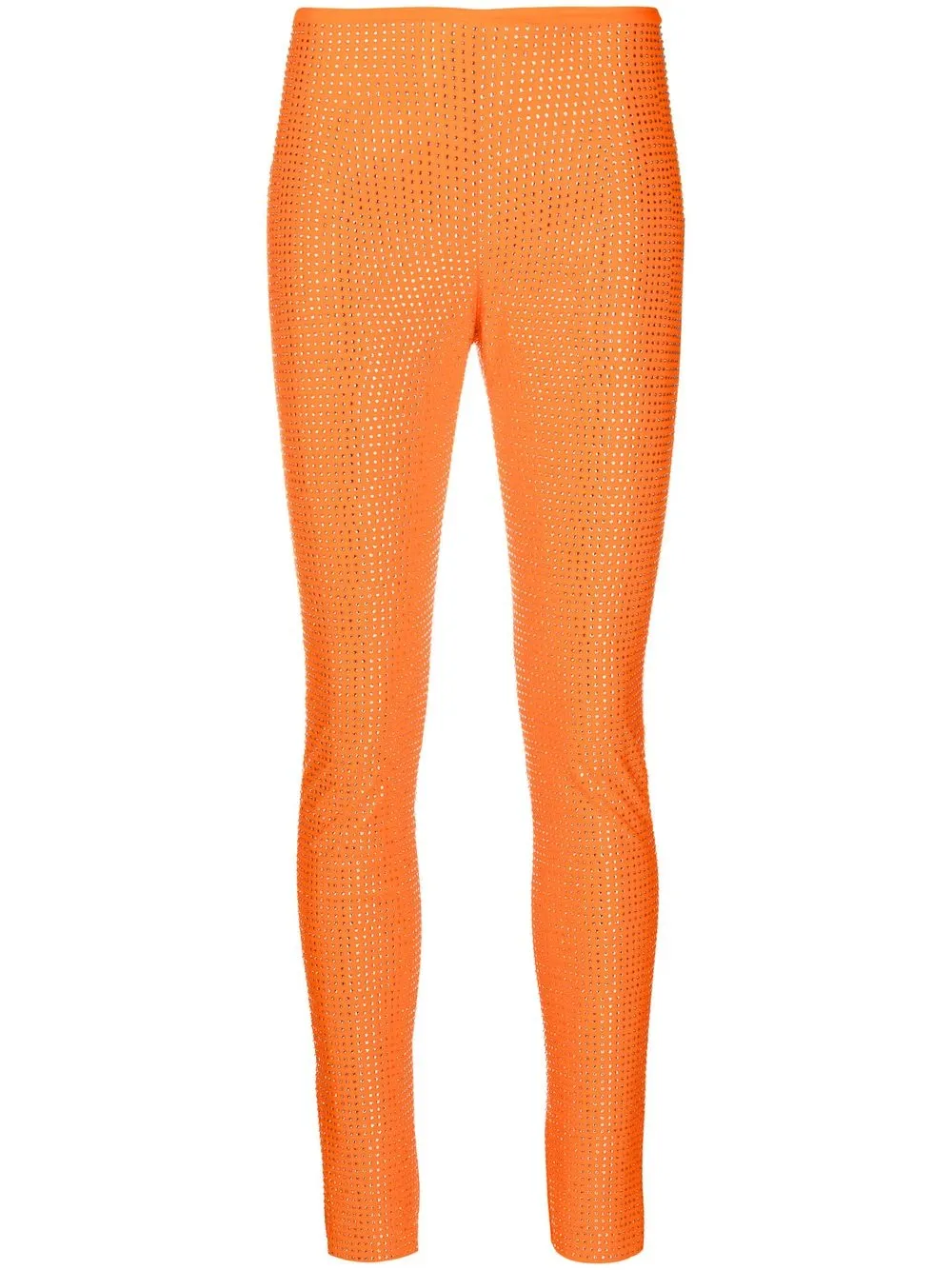 

Giuseppe Di Morabito pantalones skinny con detalles de cristal - Naranja