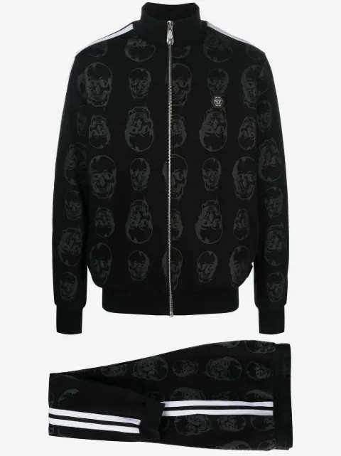 Philipp Plein skull-print tracksuit set