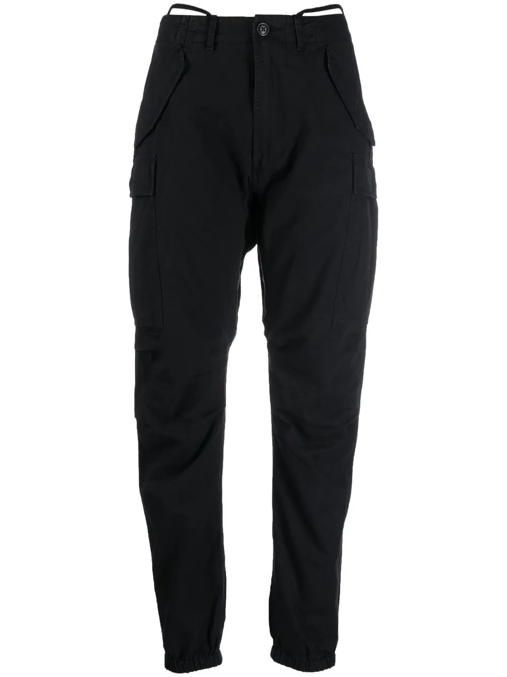 

R13 pantalones cargo tipo camuflage - Negro