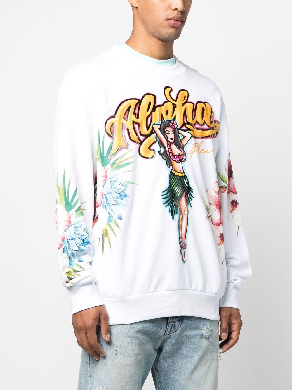 Philipp Plein Hawaii-print sweatshirt Men