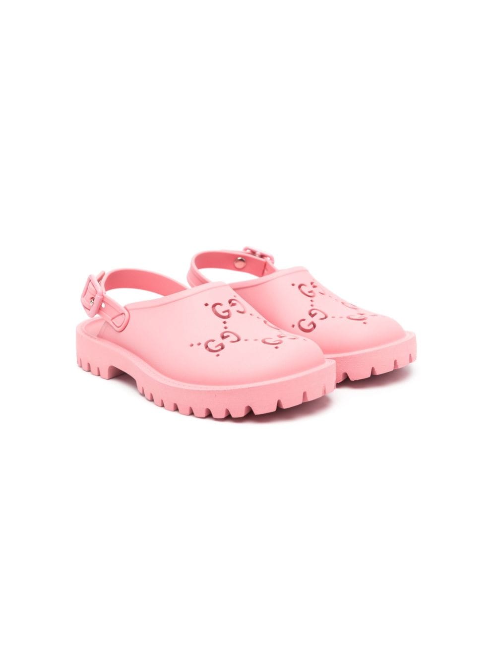 Gucci Kids GG Supreme cut-out Sandals - Farfetch