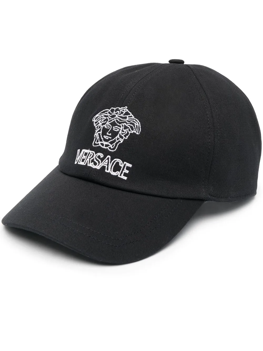 

Versace gorra con logo bordado - Negro