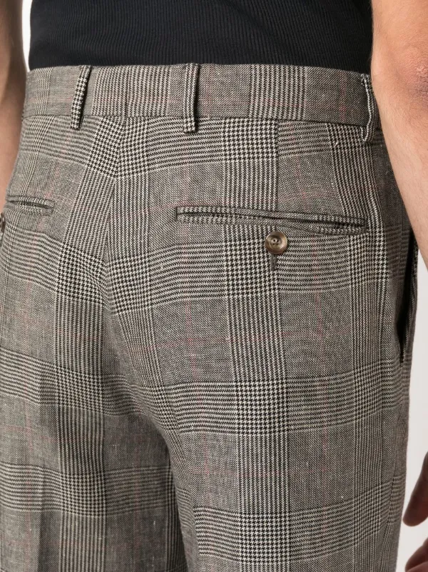 【送料&関税込】Gucci Tailored Trousers Gucci Prince Of Wales Tailored Trousers | Grey | FARFETCH GE
