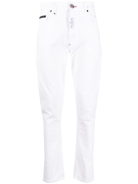 Philipp Plein logo-plaque skinny jeans Men