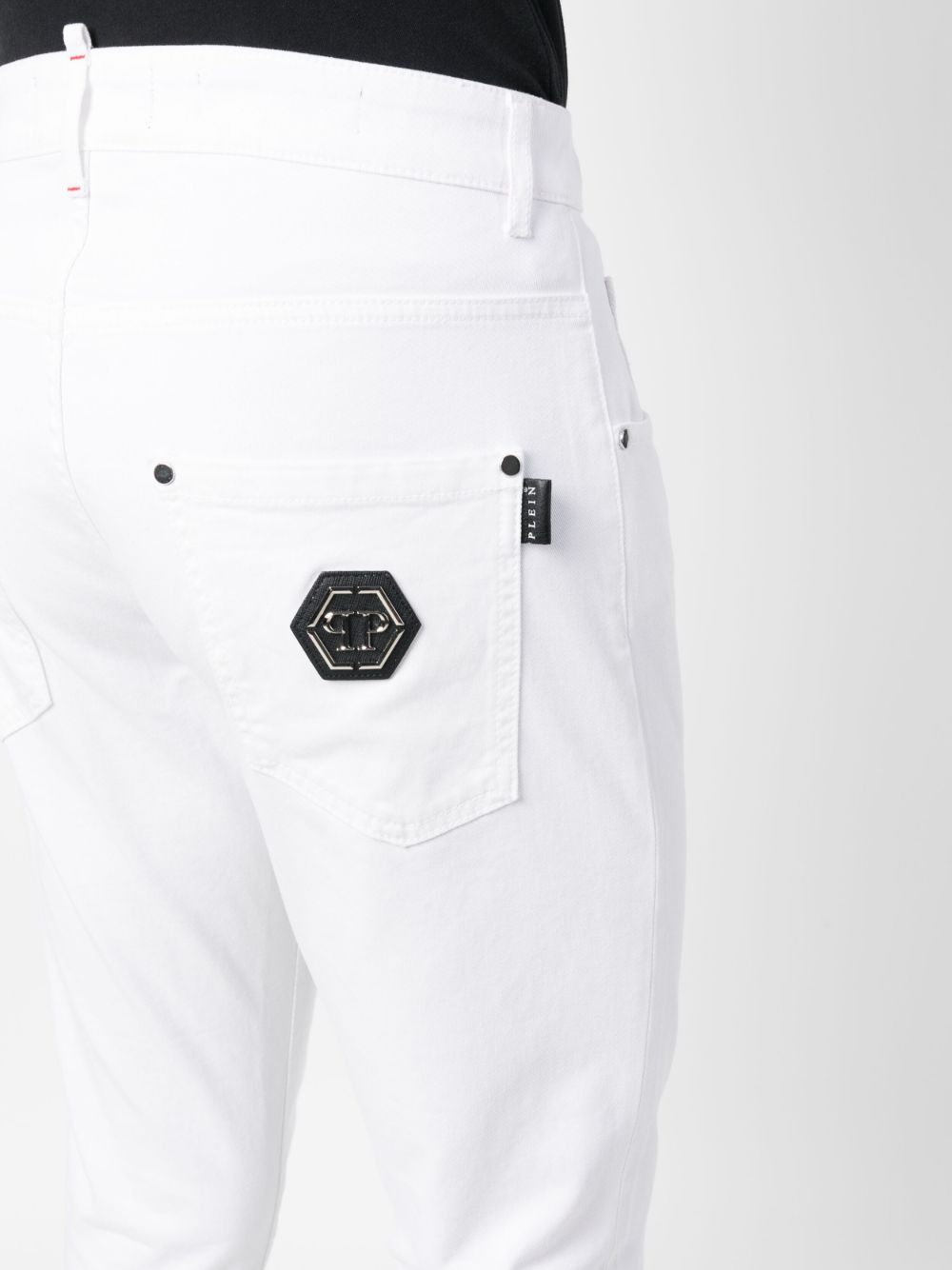 Philipp Plein logo-plaque skinny jeans Men