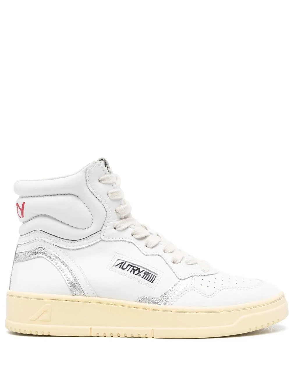 

Autry logo-print high-top sneakers - White