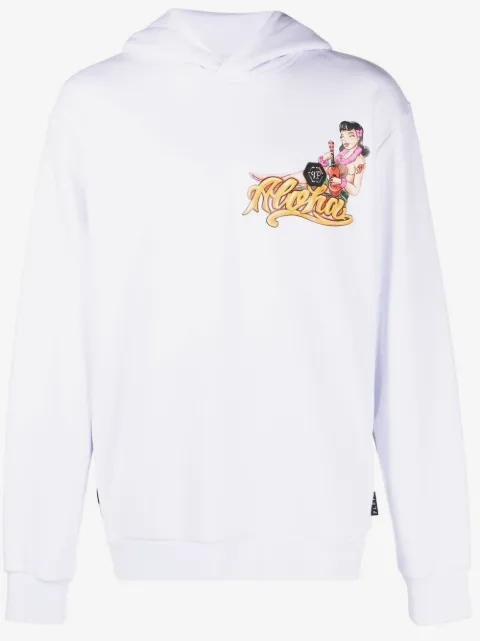 Philipp Plein Hawaii-print hoodie