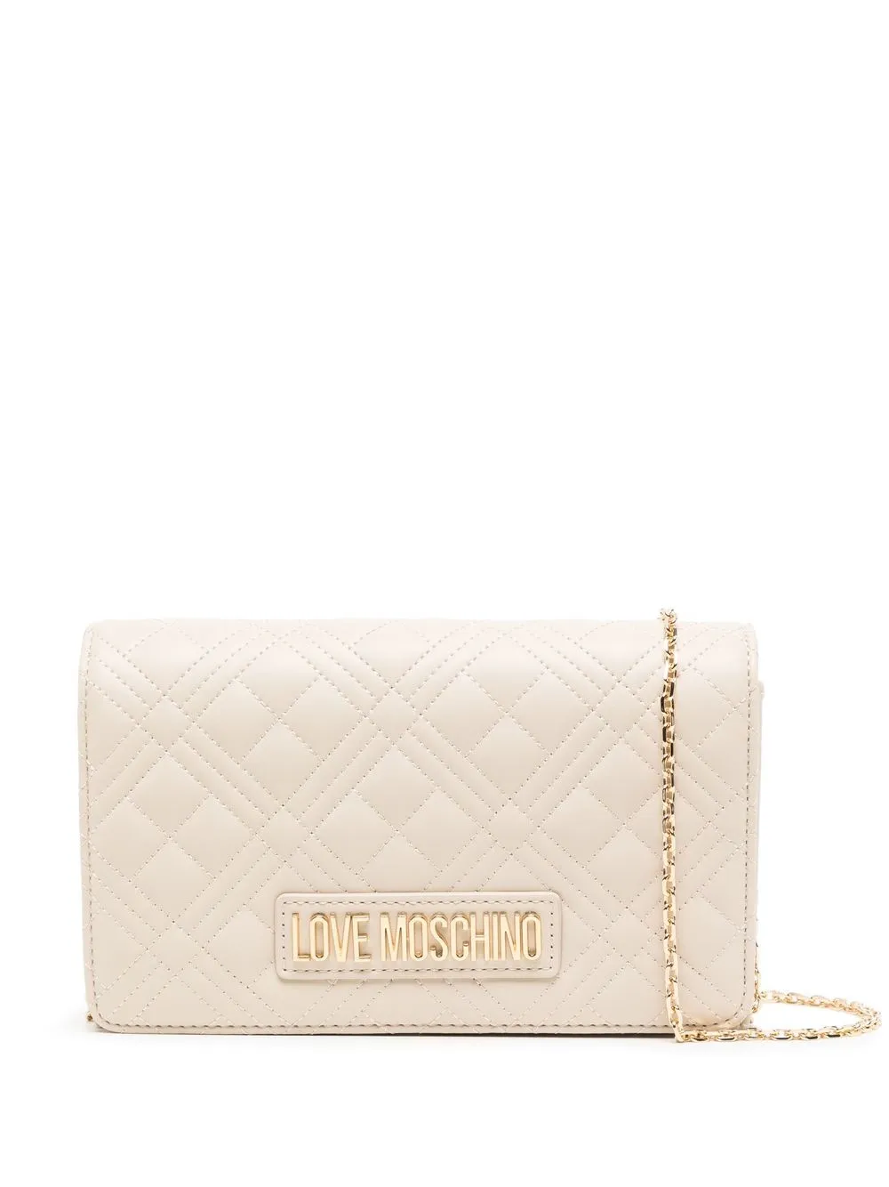 

Love Moschino New Shiny crossbody bag - Neutrals