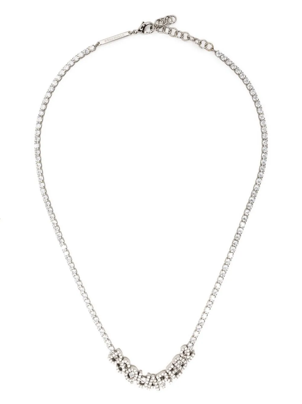 

Dsquared2 collar con dije del logo - Plateado