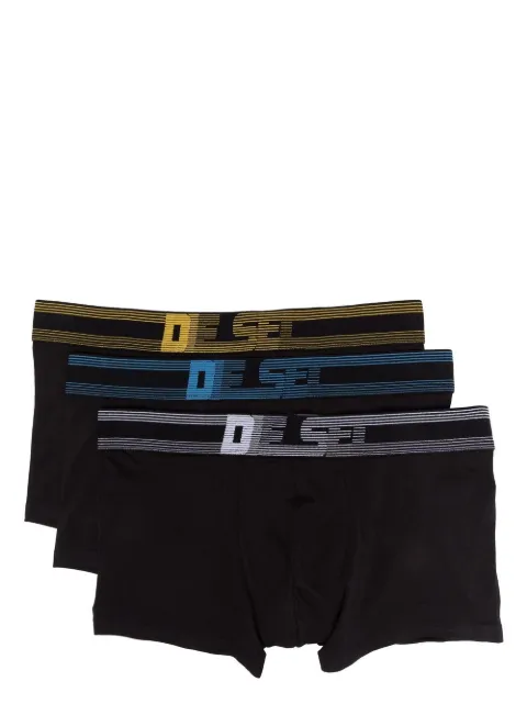 Diesel 로고 트리밍 복서 브리프 3팩 세트