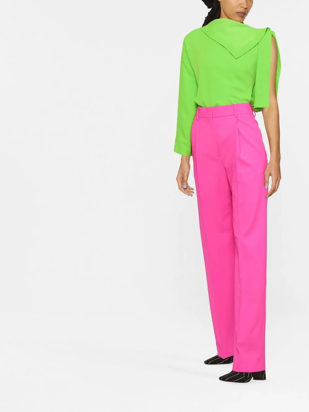 MSGM Straight broek - Roze