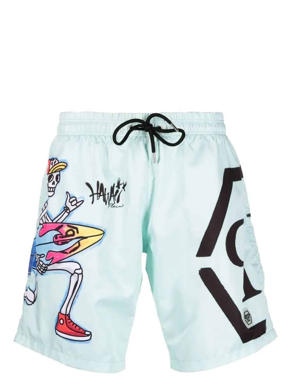 

Philipp Plein Hawaii swim-trunks - Blue