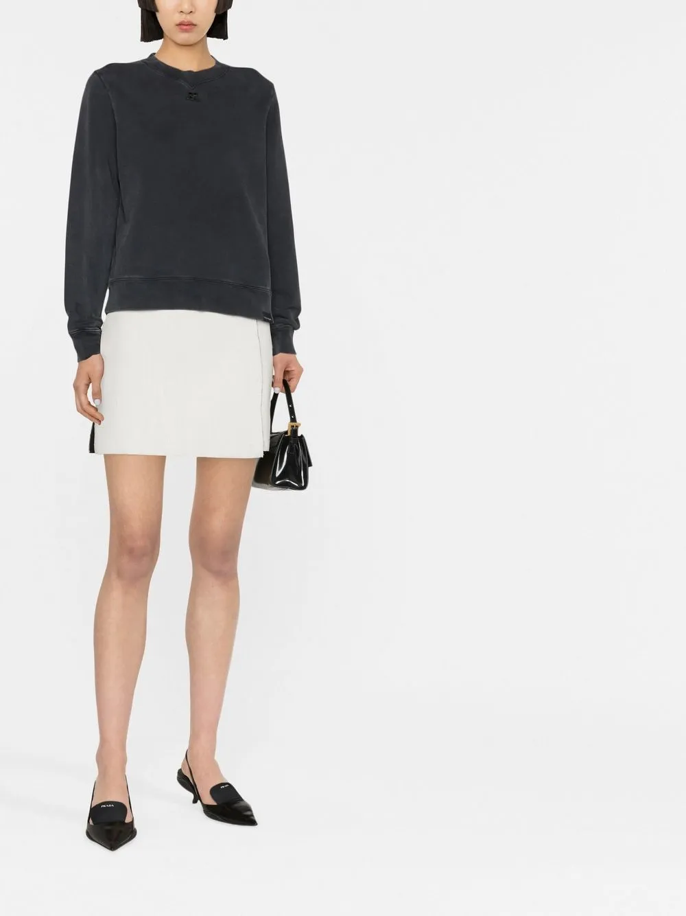 Courrèges crew-neck sweatshirt | Sweaters | Image 2