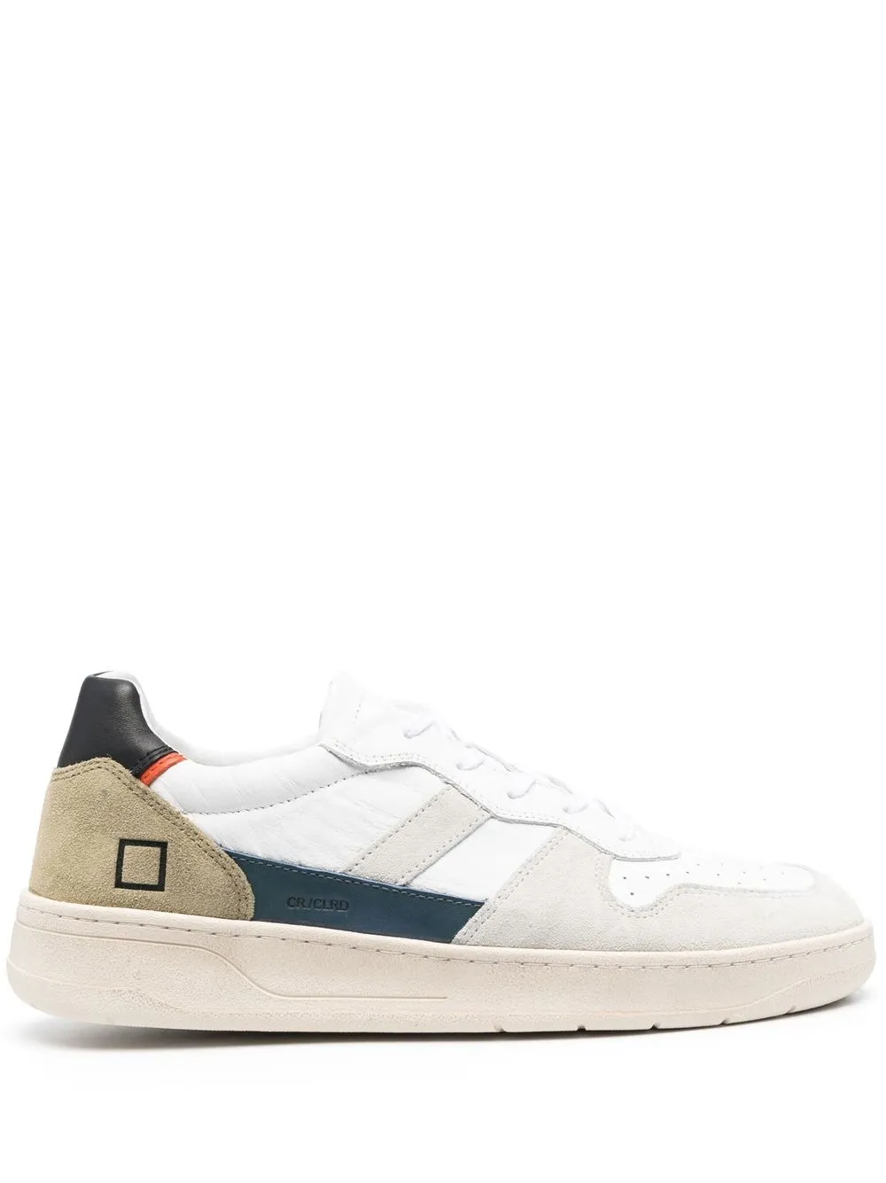 

D.A.T.E. tenis Court 2.0 Colored White-Army - Blanco