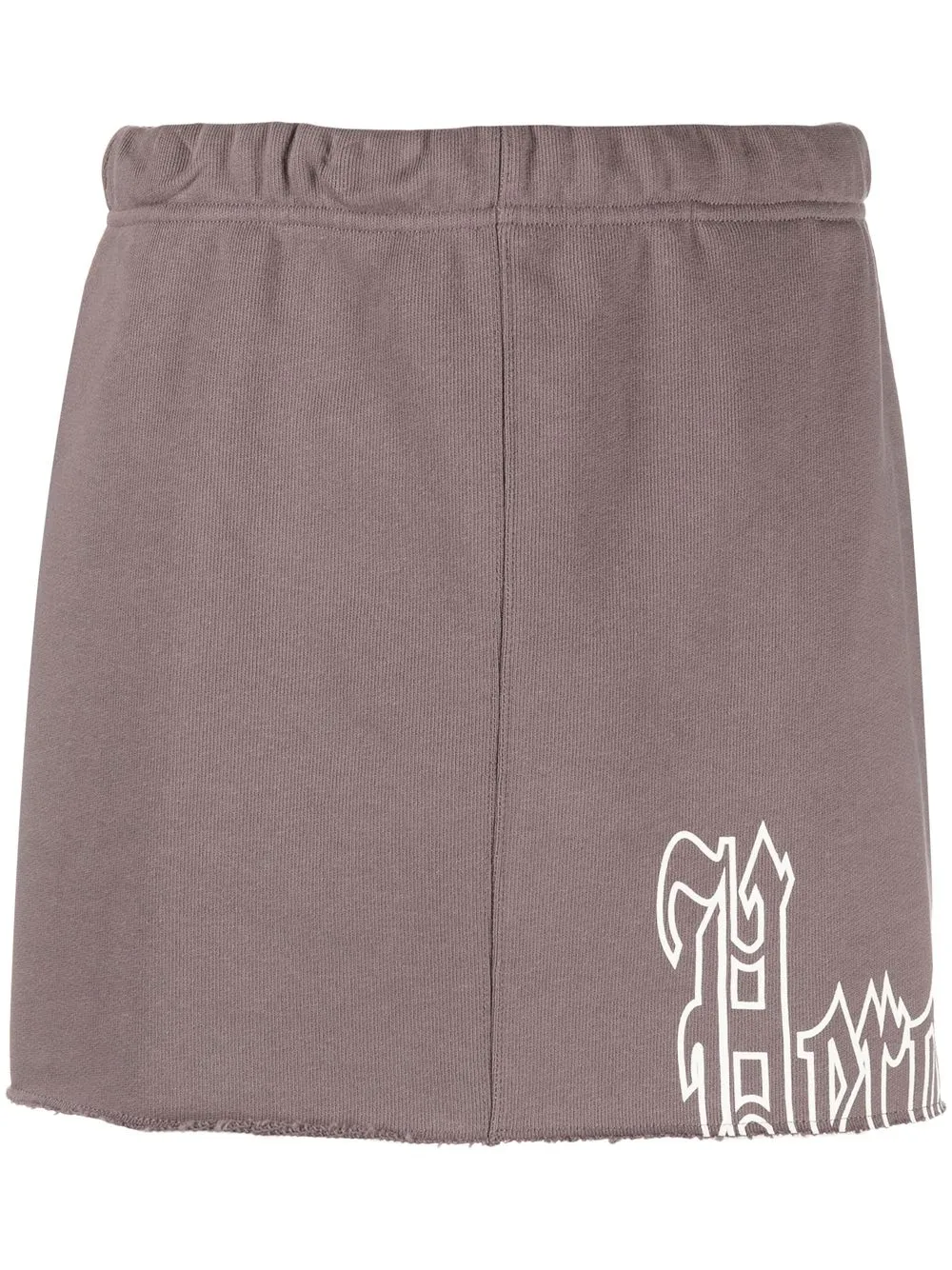 

Heron Preston logo-print mini skirt - Grey