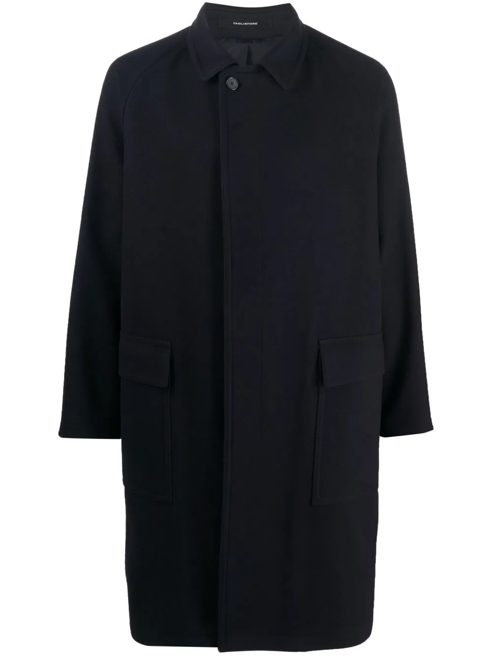 

Tagliatore single-breasted wool coat - Blue