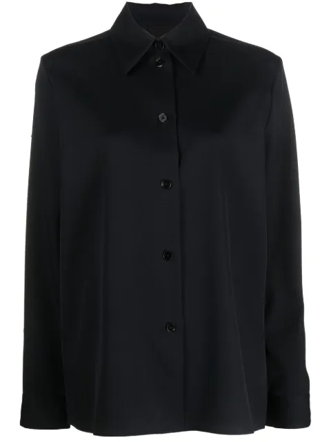 Jil Sander long-sleeve virgin-wool shirt 
