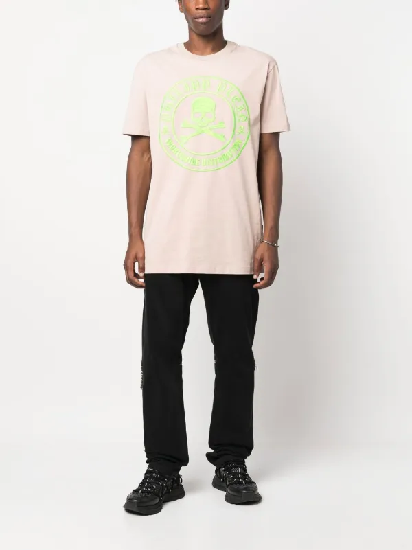PHILIPP PLEIN - スカル ロゴ 半袖 Tシャツ T-SHIRT SHORT SLEEVE Skull and Plein | Philipp Plein