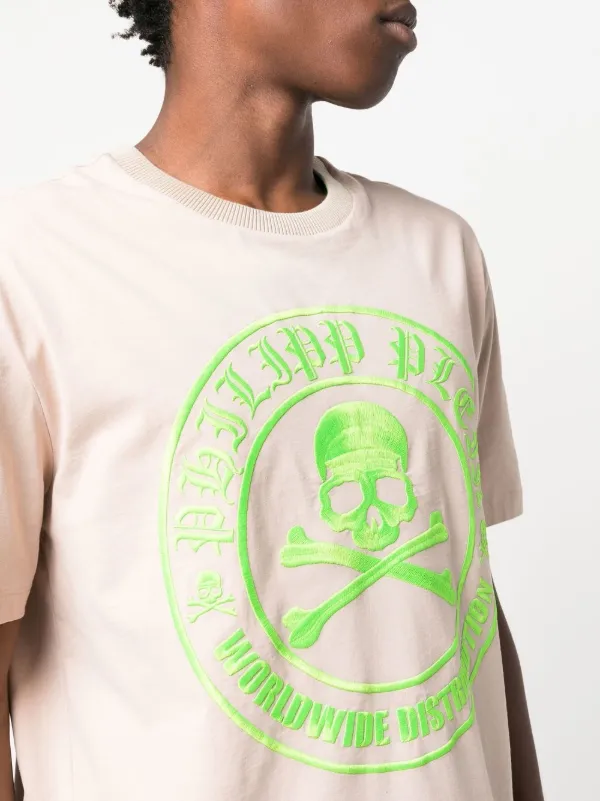 PHILIPP PLEIN - スカル ロゴ 半袖 Tシャツ T-SHIRT SHORT SLEEVE Skull and Plein | Philipp Plein