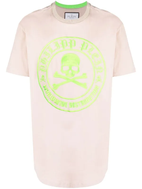 PHILIPP PLEIN - スカル ロゴ 半袖 Tシャツ T-SHIRT SHORT SLEEVE Skull and Plein | Philipp Plein