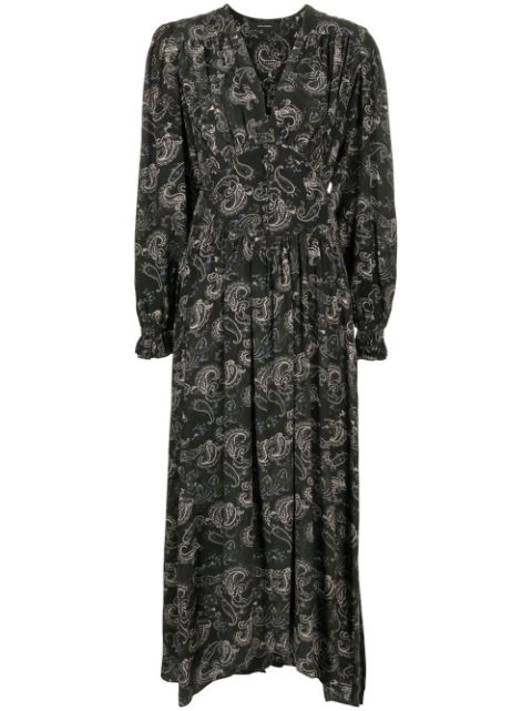 ISABEL MARANT Myrala paisley-print midi-length dress Women