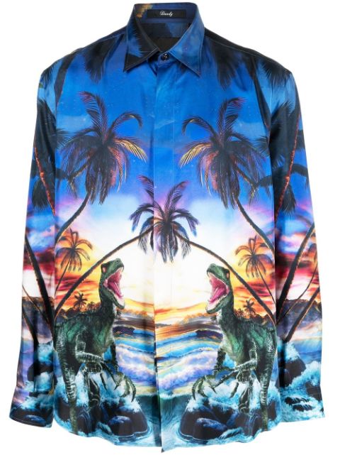 Philipp Plein Hawaii printed shirt Men