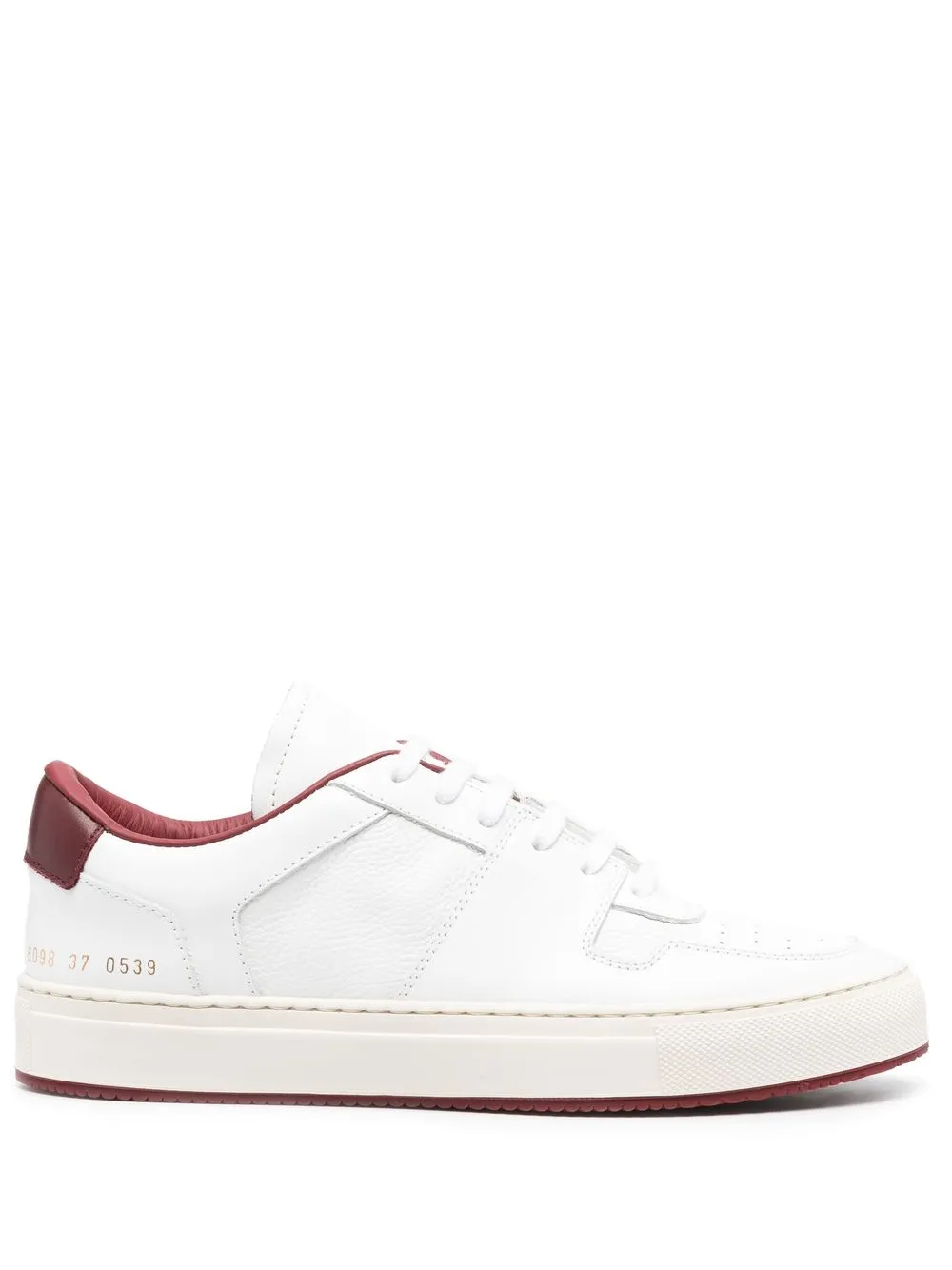 

Common Projects tenis bajos con agujetas - Blanco