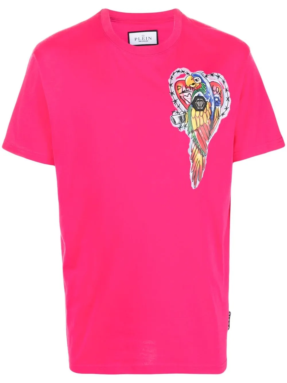 

Philipp Plein Hawaii SS cotton T-shirt - Pink