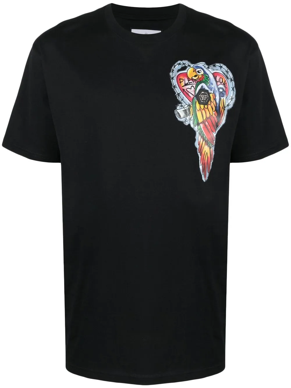 

Philipp Plein Hawaii SS round neck T-shirt - Black