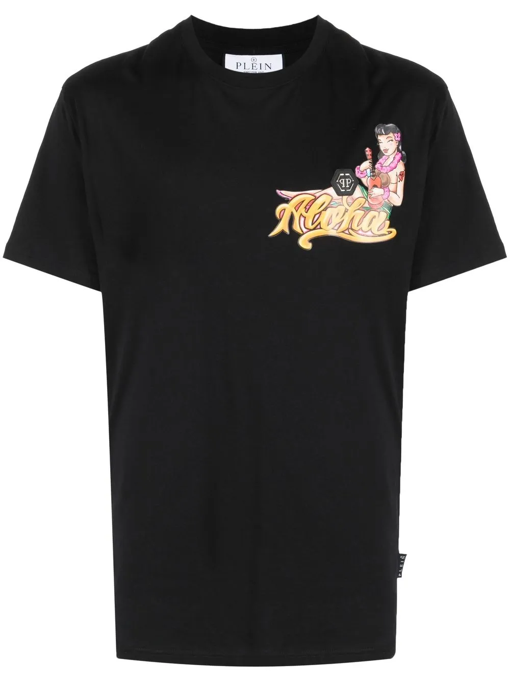 

Philipp Plein Hawaii-print T-shirt - Black