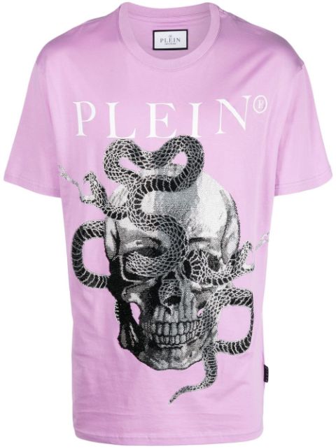 Philipp Plein Snake-print short-sleeve T-shirt Men