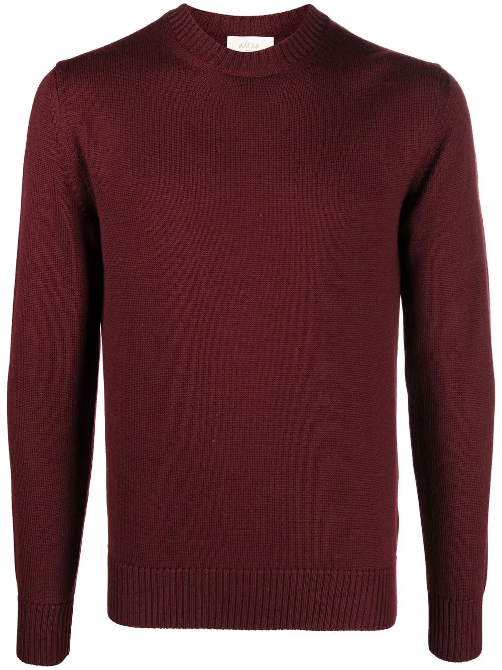 

Altea crew-neck virgin wool jumper - Red