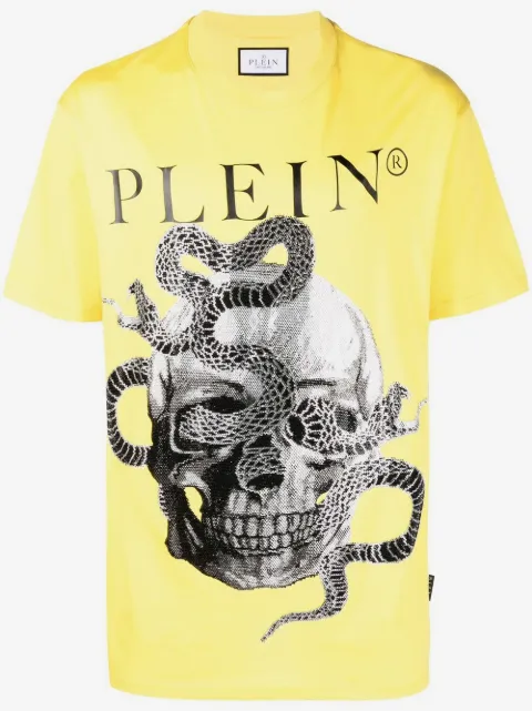 Philipp Plein Snake-print short-sleeve T-shirt 