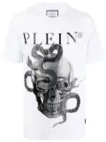 Philipp Plein Snake-print short-sleeve T-shirt - White