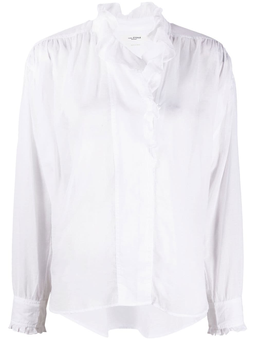 

Isabel Marant Étoile ruffle-detail long-sleeve shirt - White