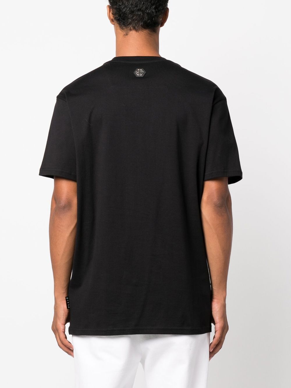 Shop Philipp Plein Hawaii Short-sleeve T-shirt In Black