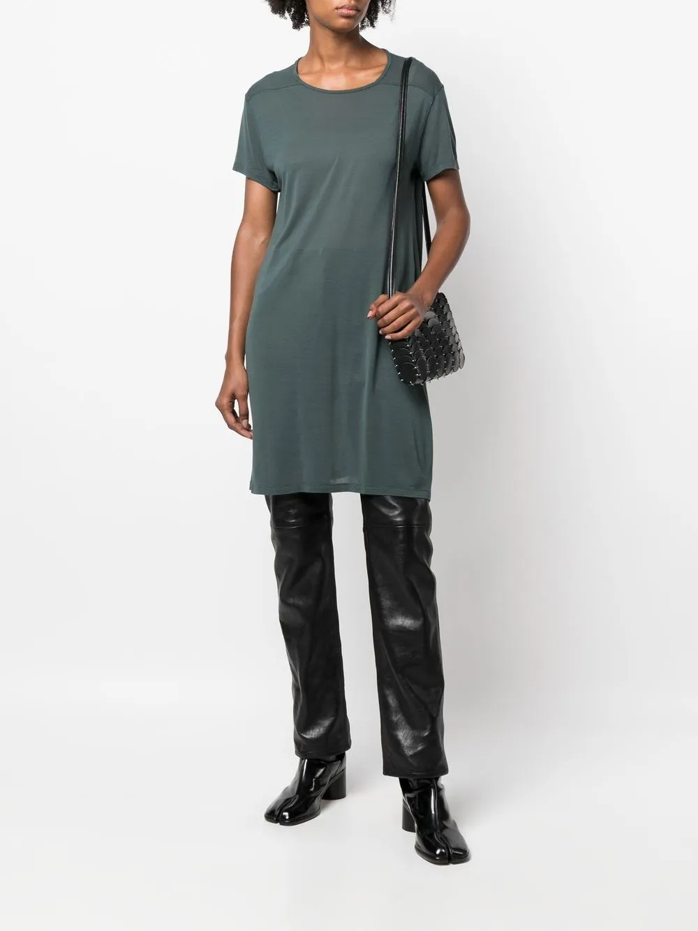 Rick Owens T-shirt met ronde hals - Groen
