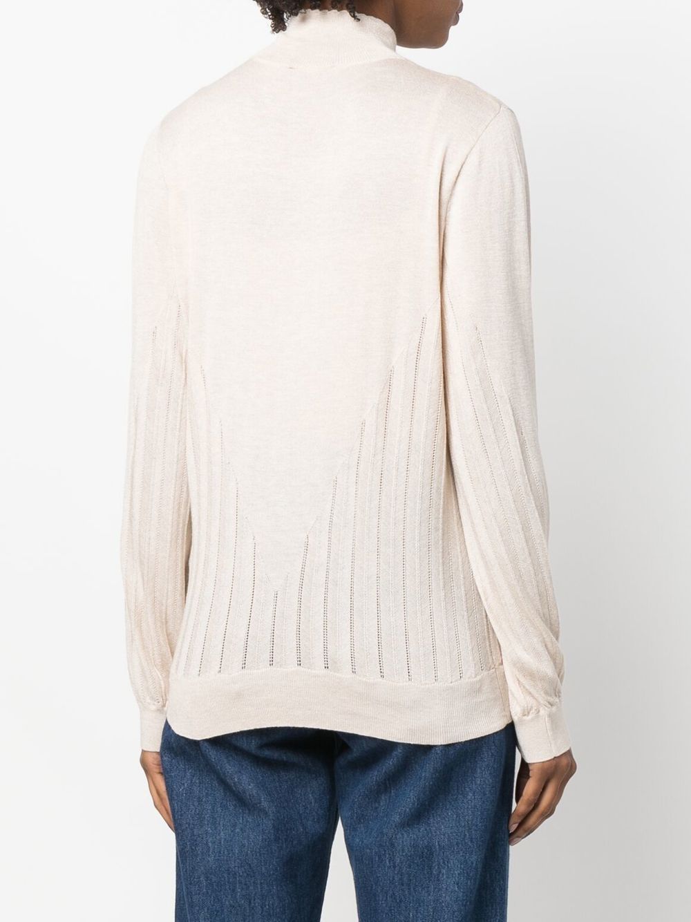 A.P.C. ribbed-knit high-neck jumper Women