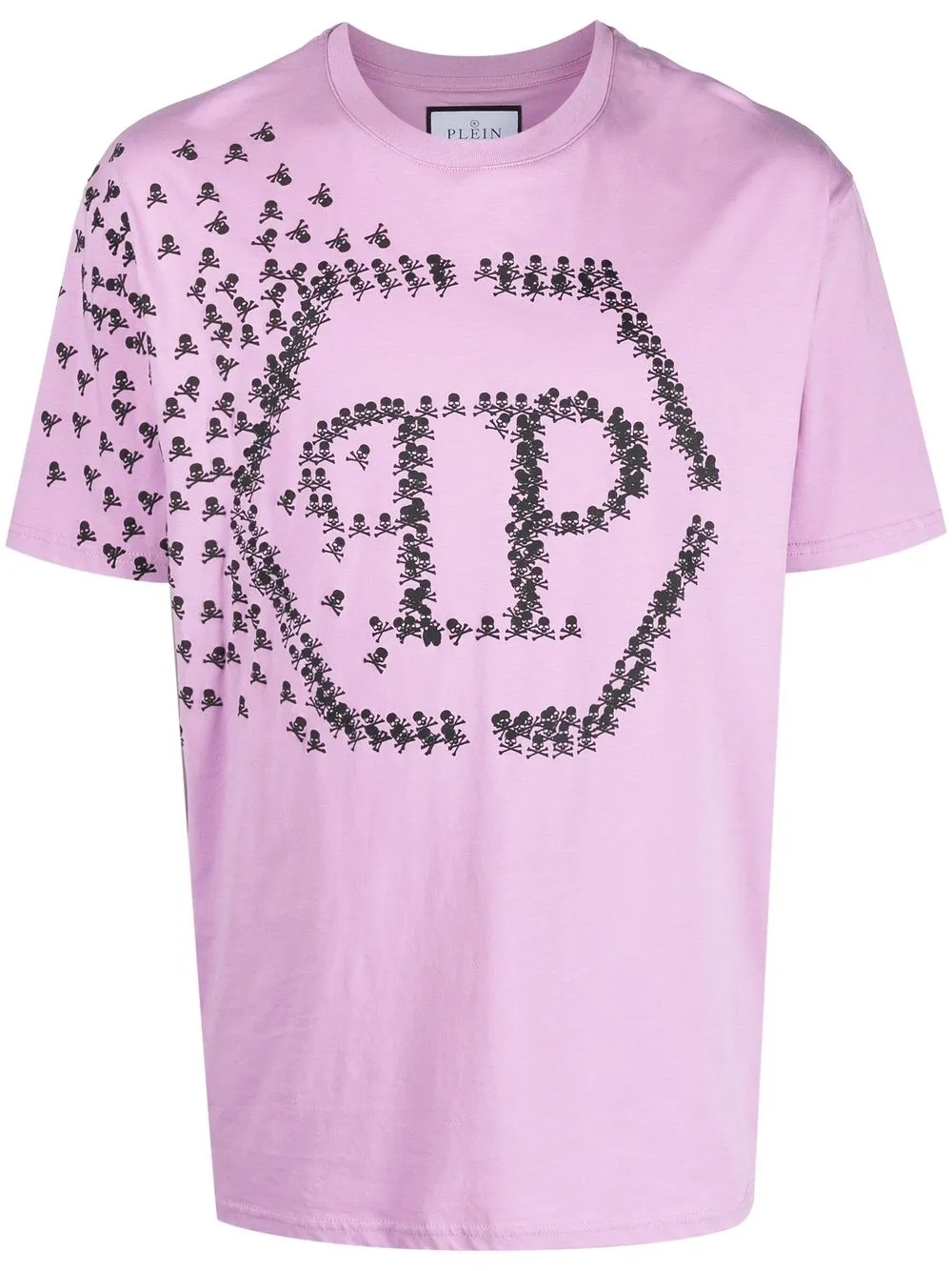 

Philipp Plein Skull Bones logo-print T-shirt - Purple