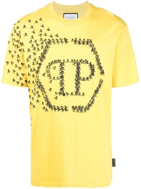 Philipp Plein Skull Bones logo-print T-shirt Men