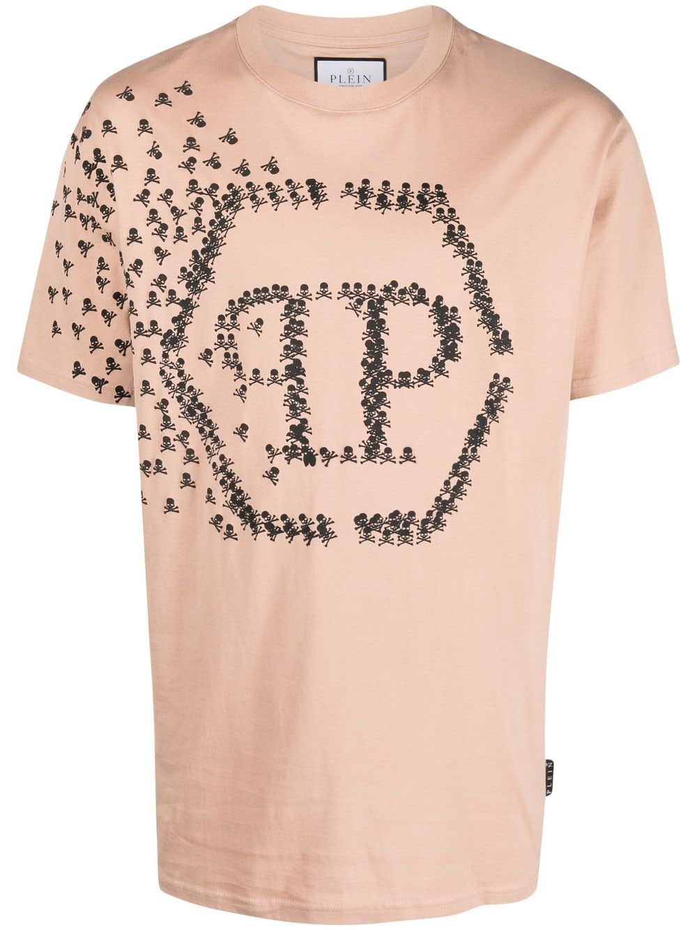 Philipp Plein Logo-print Short-sleeved T-shirt In Neutrals